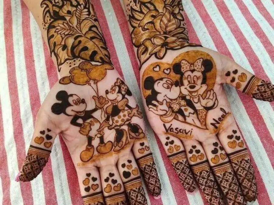 cute easy mehndi designs for kids
