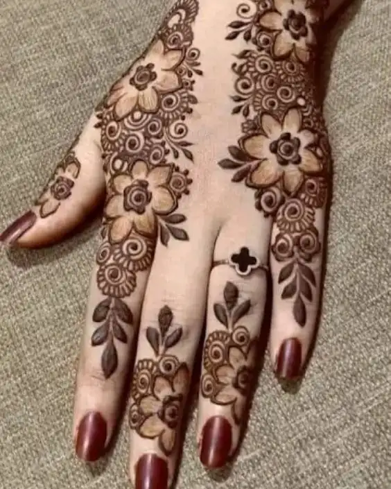 simple mehndi design