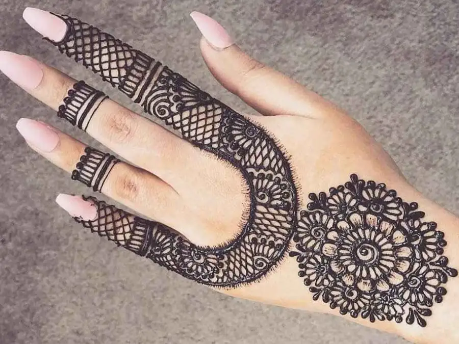 normal mehndi design
