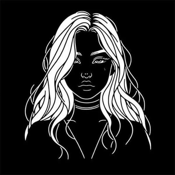 black profile pic girl