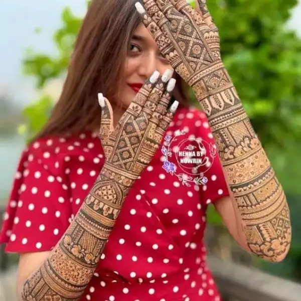 bridal mehndi design