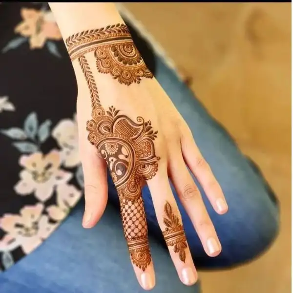 bridal mehndi design