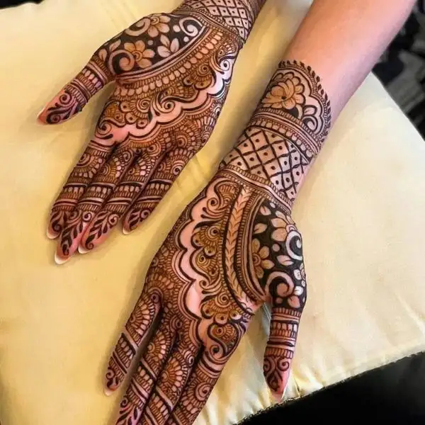 bridal mehndi design