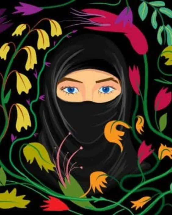 বোরকা পরা পিক